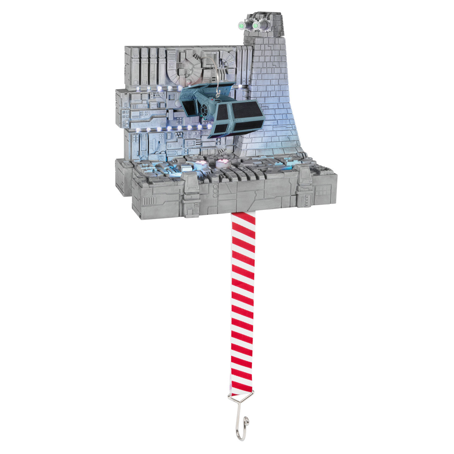 Star Wars: A New Hope™ Darth Vader's TIE Fighter™ Ornament and Stocking Hanger Set With Light and Sound for only USD 99.99 | Hallmark