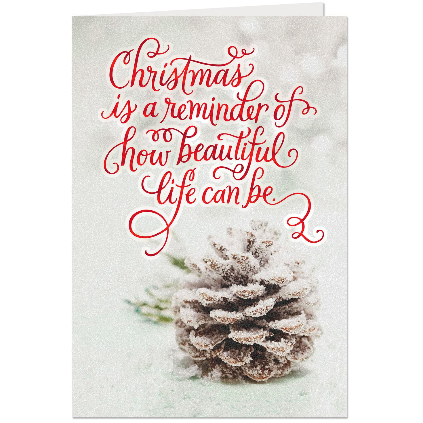 our beautiful life together romantic christmas card romantic christmas cards