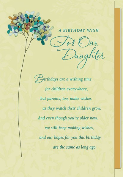 What We Want for Our Daughter - Greeting Cards - Hallmark