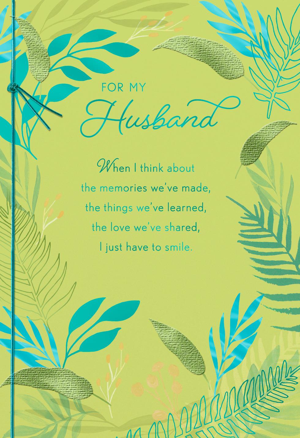 I'm So Lucky Father's Day Card for Husband - Greeting ...