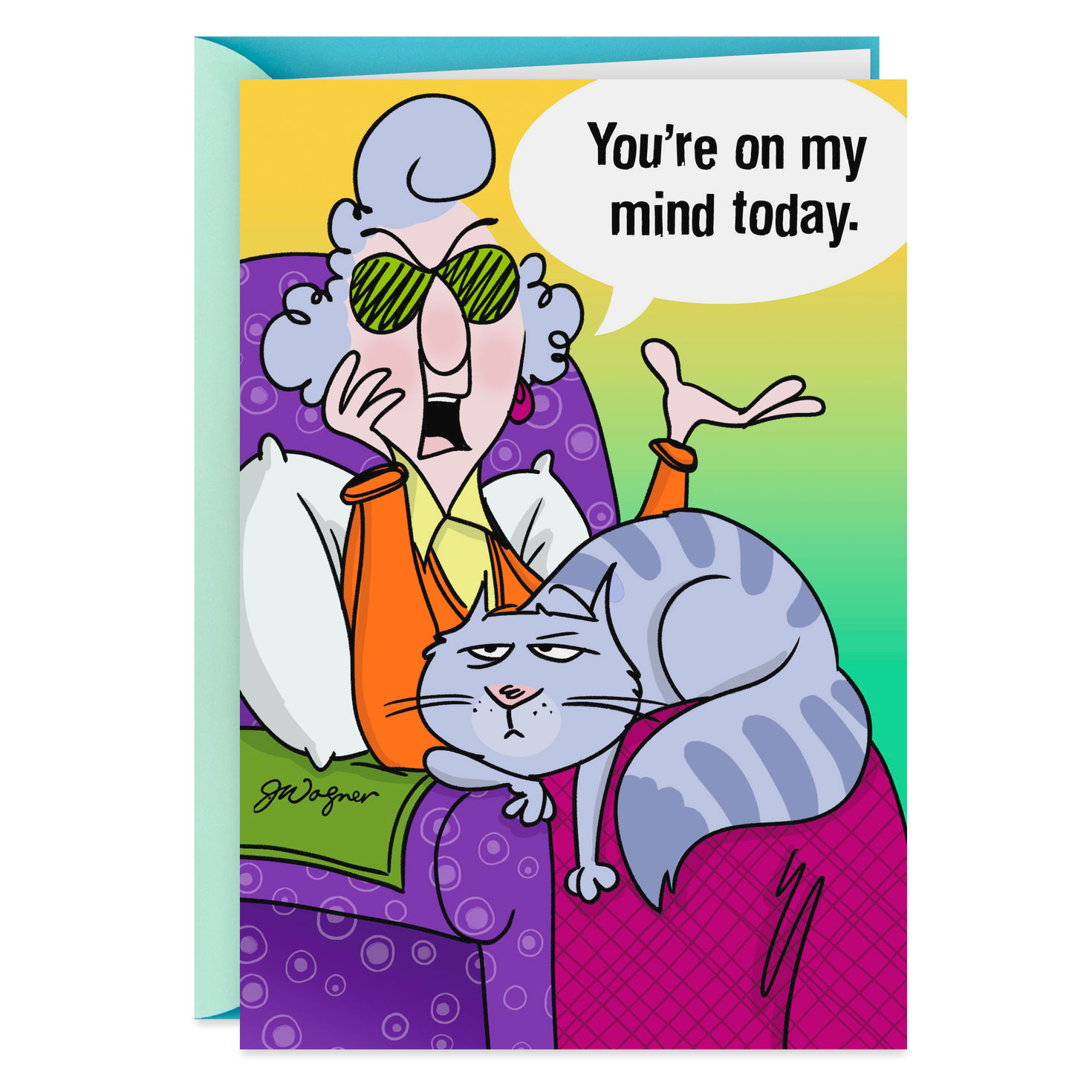 Maxine™ Everyone Is on My Nerves Funny Thinking of You Card - Greeting Cards - Hallmark Maxine™ Everyone Is on My Nerves Funny Thinking of You Card - Greeting Cards - Hallmark