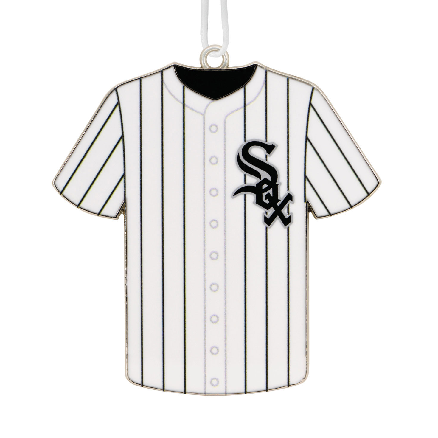 MLB Chicago White Sox™ Baseball Jersey Metal Hallmark Ornament