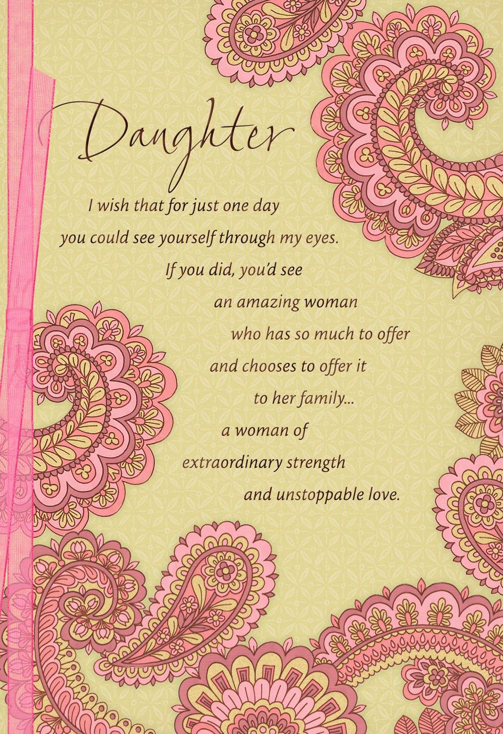 Proud of You, Mother's Day Card for Daughter - Greeting Cards - Hallmark