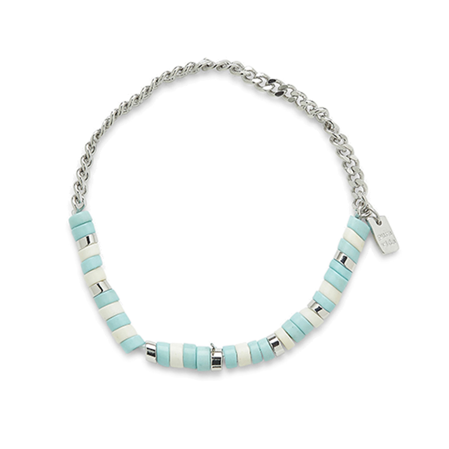 Pura Vida Sealife Beaded Silver Stretch Bracelet Bracelets Hallmark