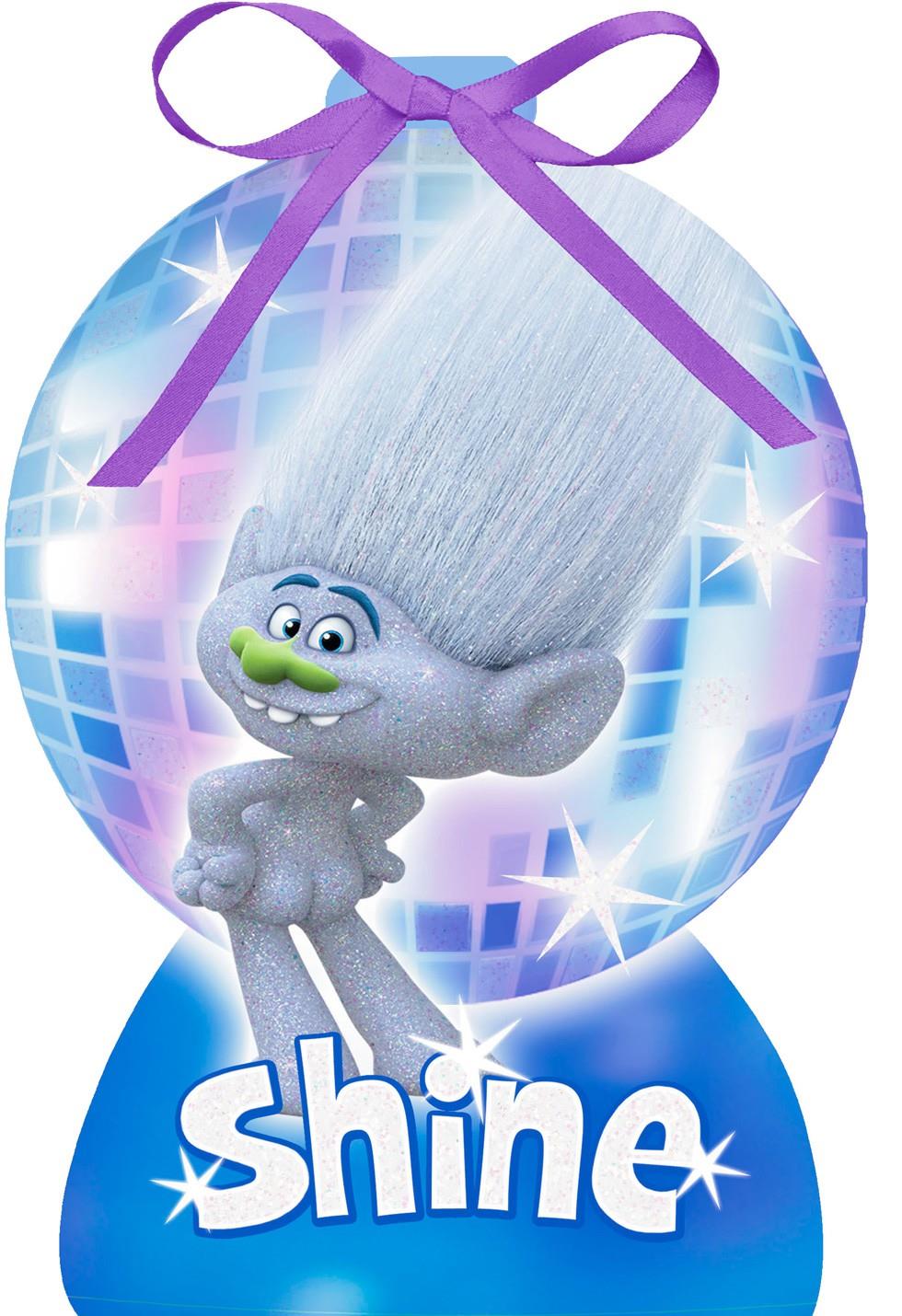 DreamWorks Trolls Guy Diamond Holiday Magic Christmas Card 