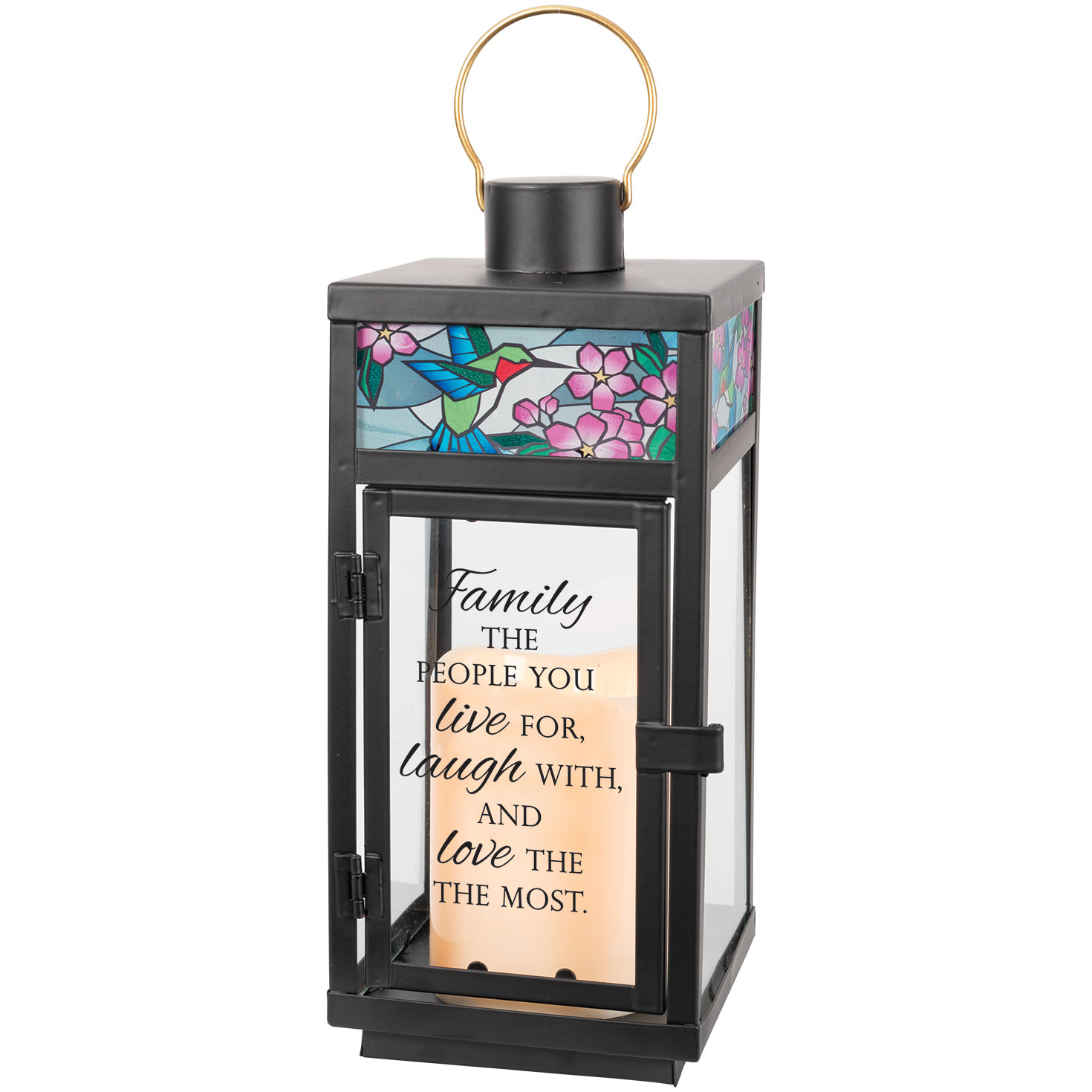 Carson In Celebration LED Black Metal Lantern Decorative Accessories Hallmark