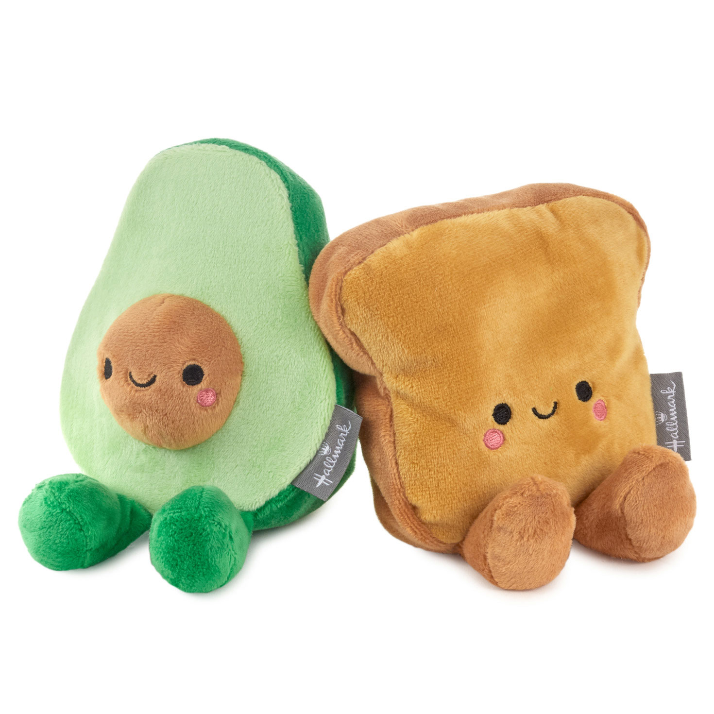 Better Together Avocado and Toast Magnetic Plush 5 Classic Stuffed Animals Hallmark