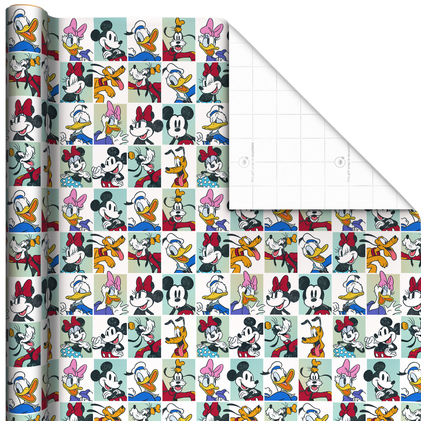Disney Mickey Mouse and Friends Wrapping Paper Roll, 17.5 sq. ft ...