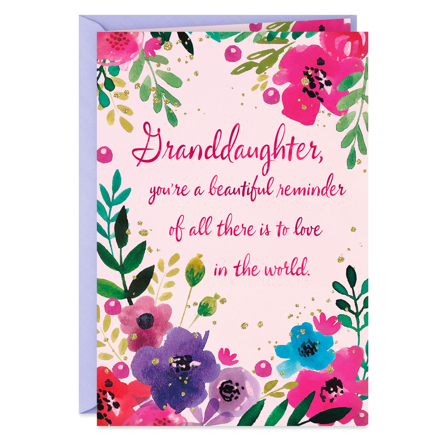 lovely and loved birthday card for granddaughter