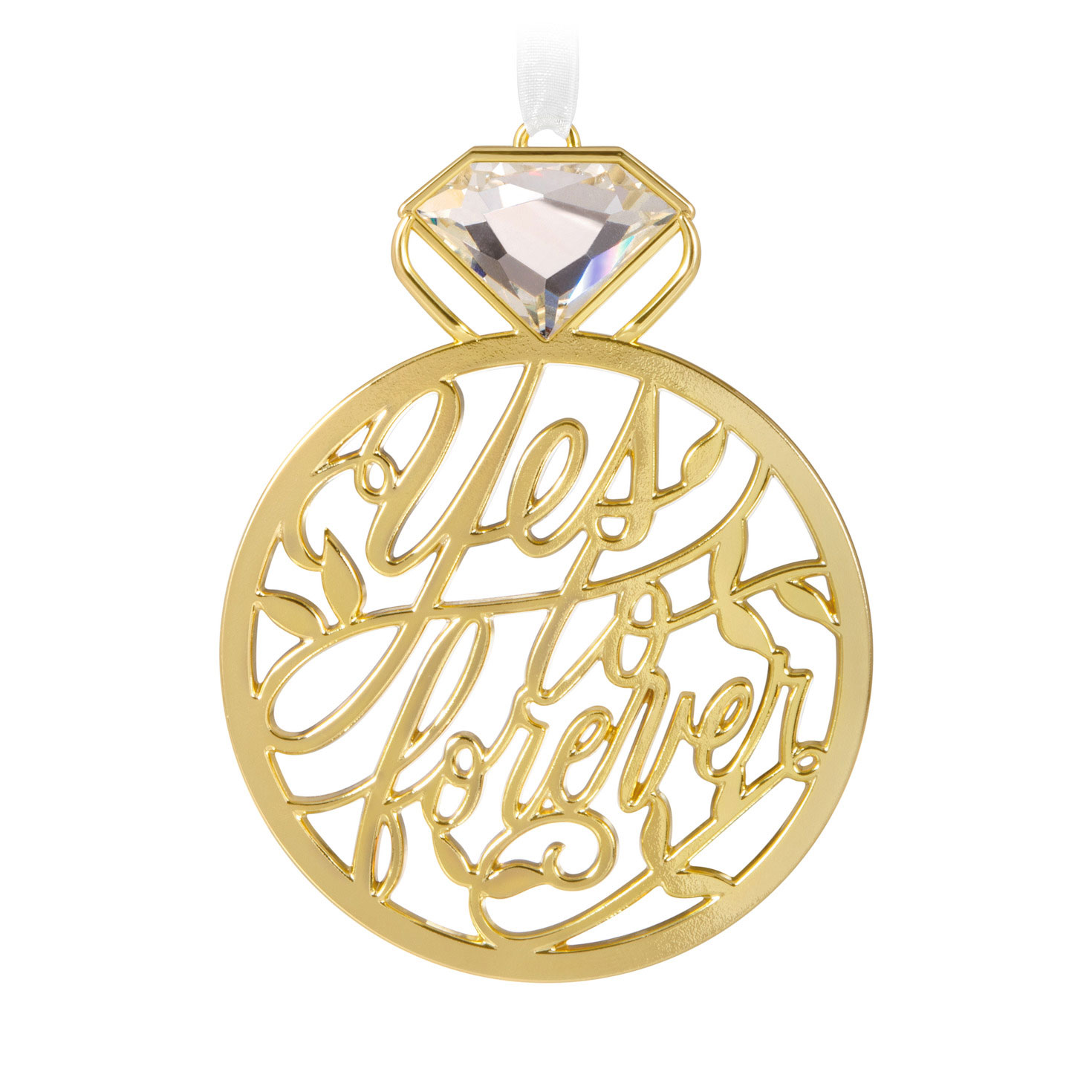 Engaged christmas ornament hallmark sale