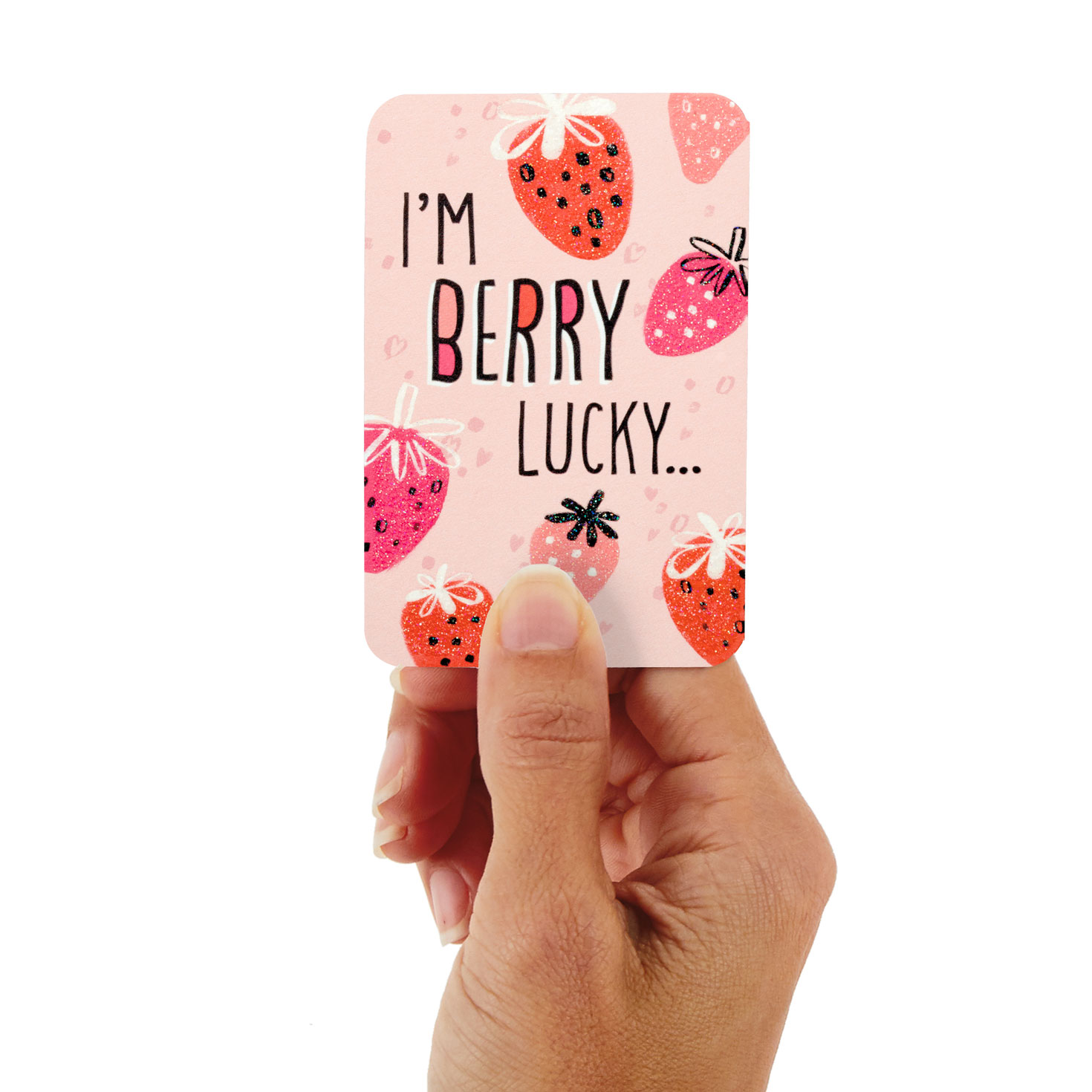 3.25" Mini Berry Lucky to Know You Card - Greeting Cards | Hallmark
