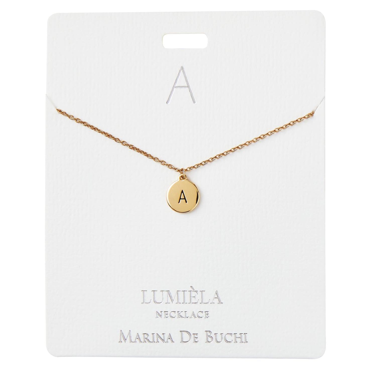 A Initial Pendant Necklace 20