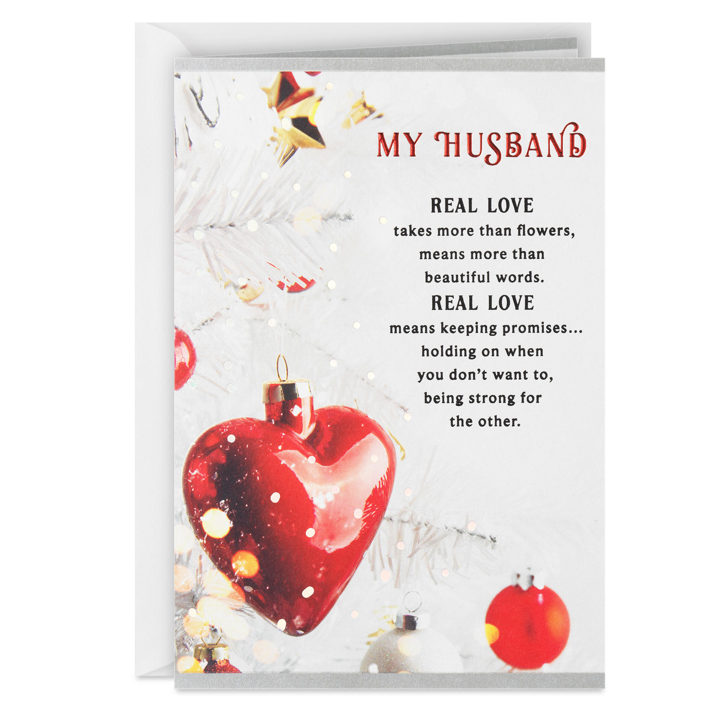 Real Love Christmas Card for Husband - Greeting Cards | Hallmark