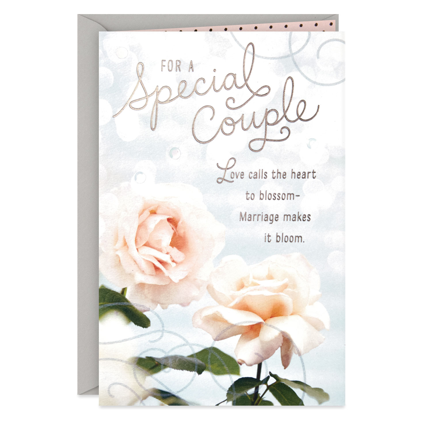 beautiful love blooms wedding card greeting cards hallmark