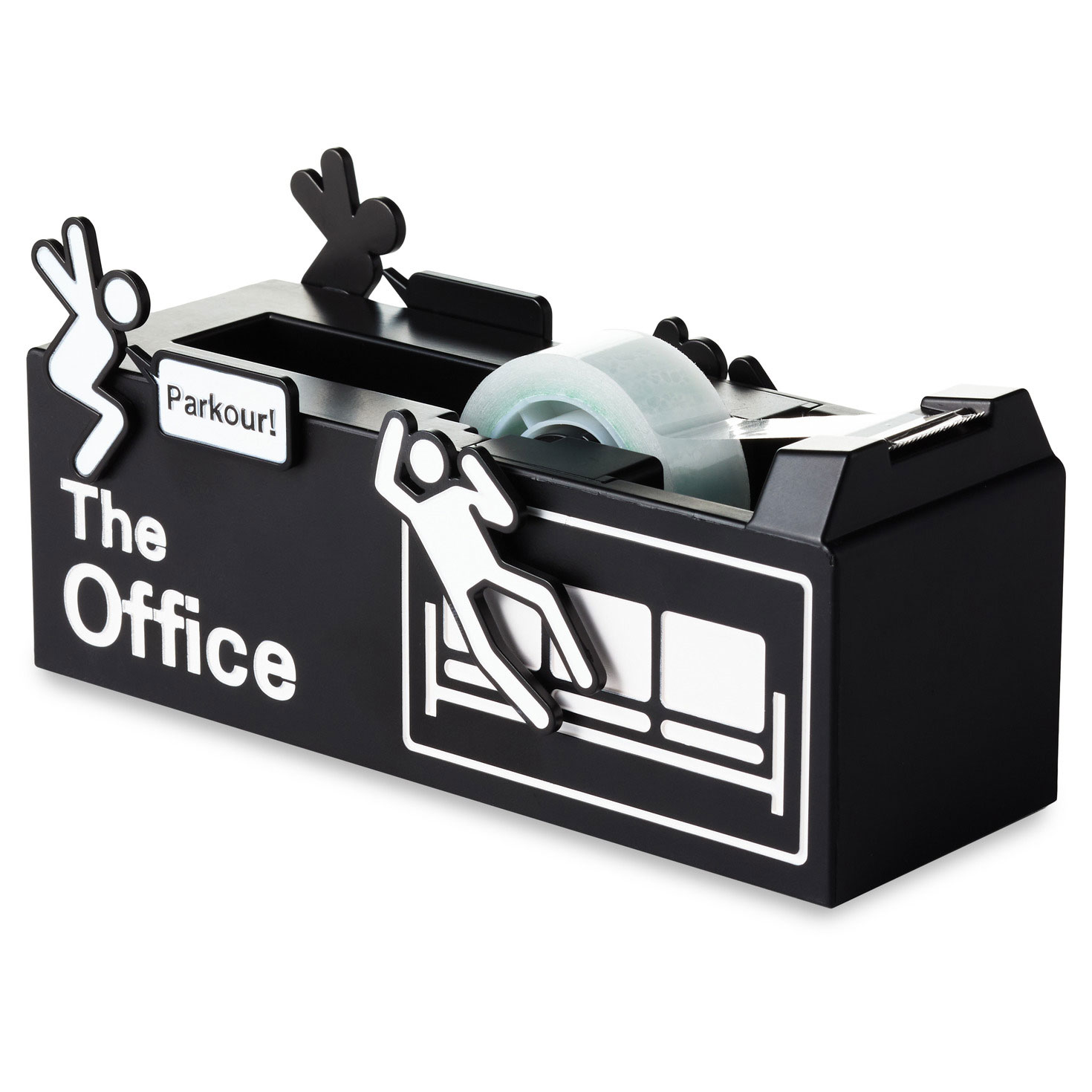 The Office Parkour Tape Dispenser With Sound - Desk Accessories