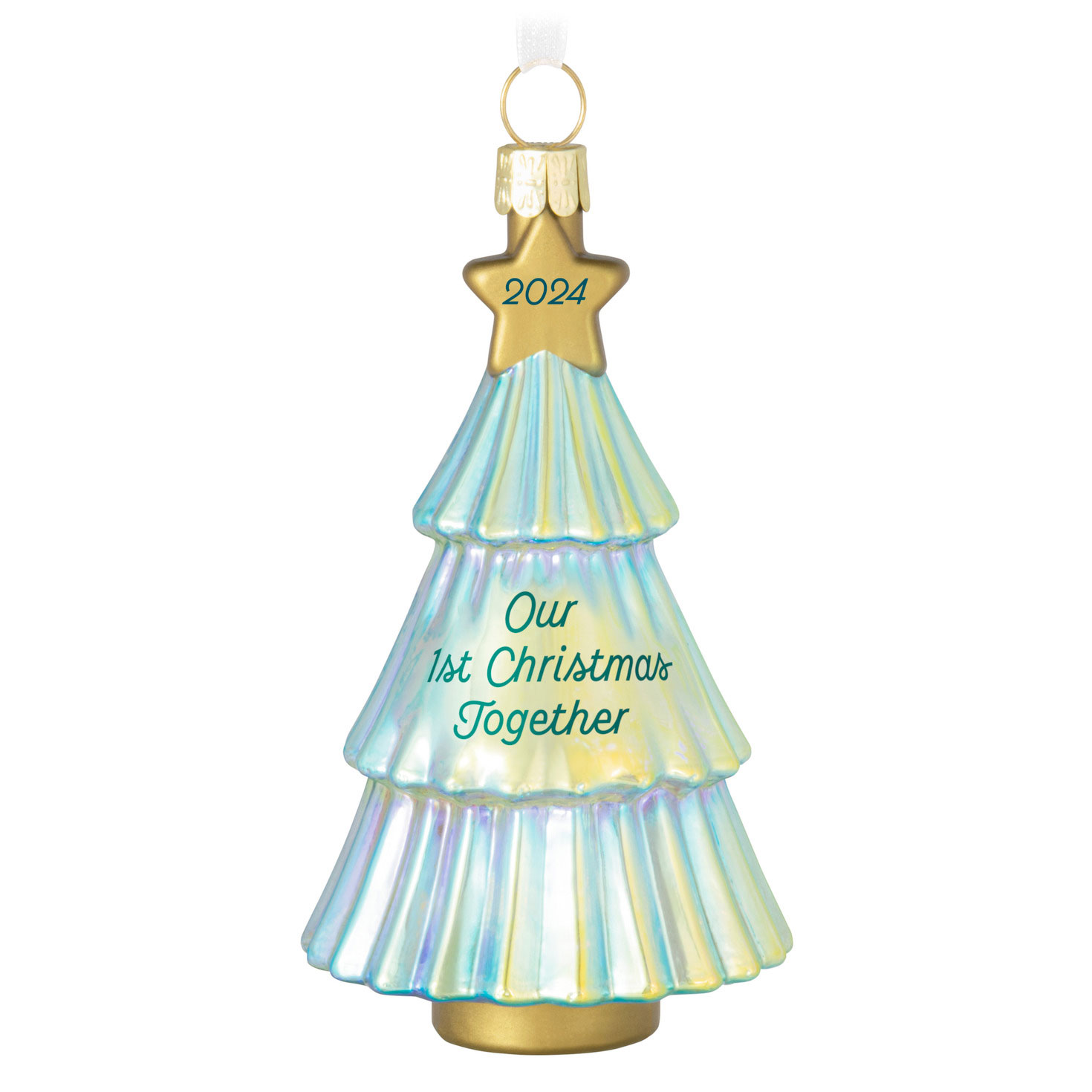 Our First Christmas Together 2024 Glass Ornament - Keepsake Ornaments ...