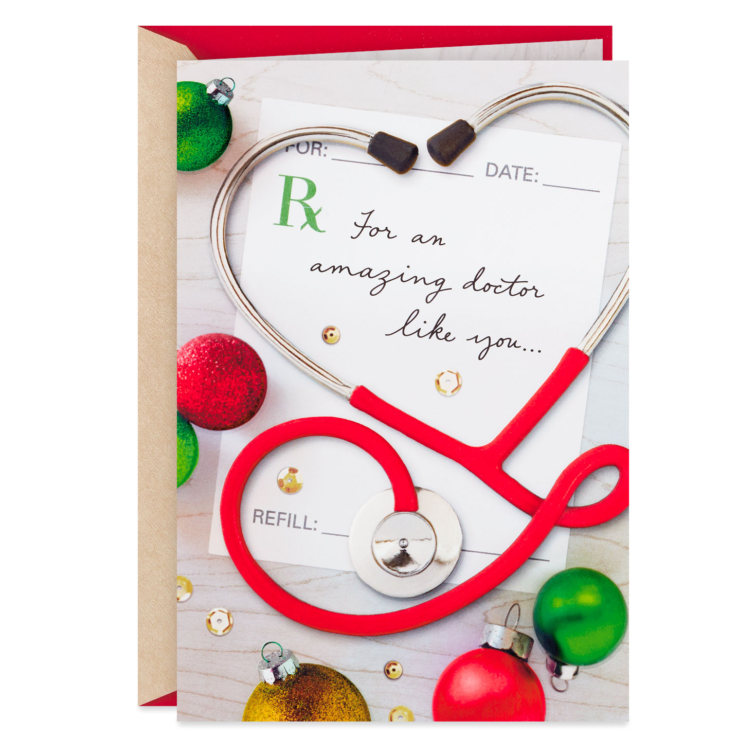 Prescription for Joy Christmas Card for Doctor - Greeting Cards | Hallmark prescription-for-joy-christmas-card-for-doctor-greeting-cards-hallmark