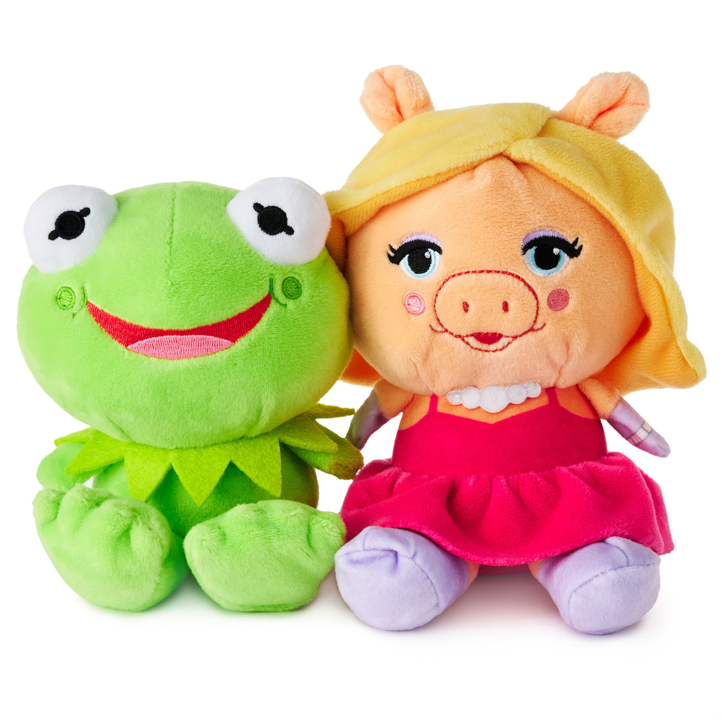 Better Together Muppets Kermit and Miss Piggy Magnetic Plush Pair