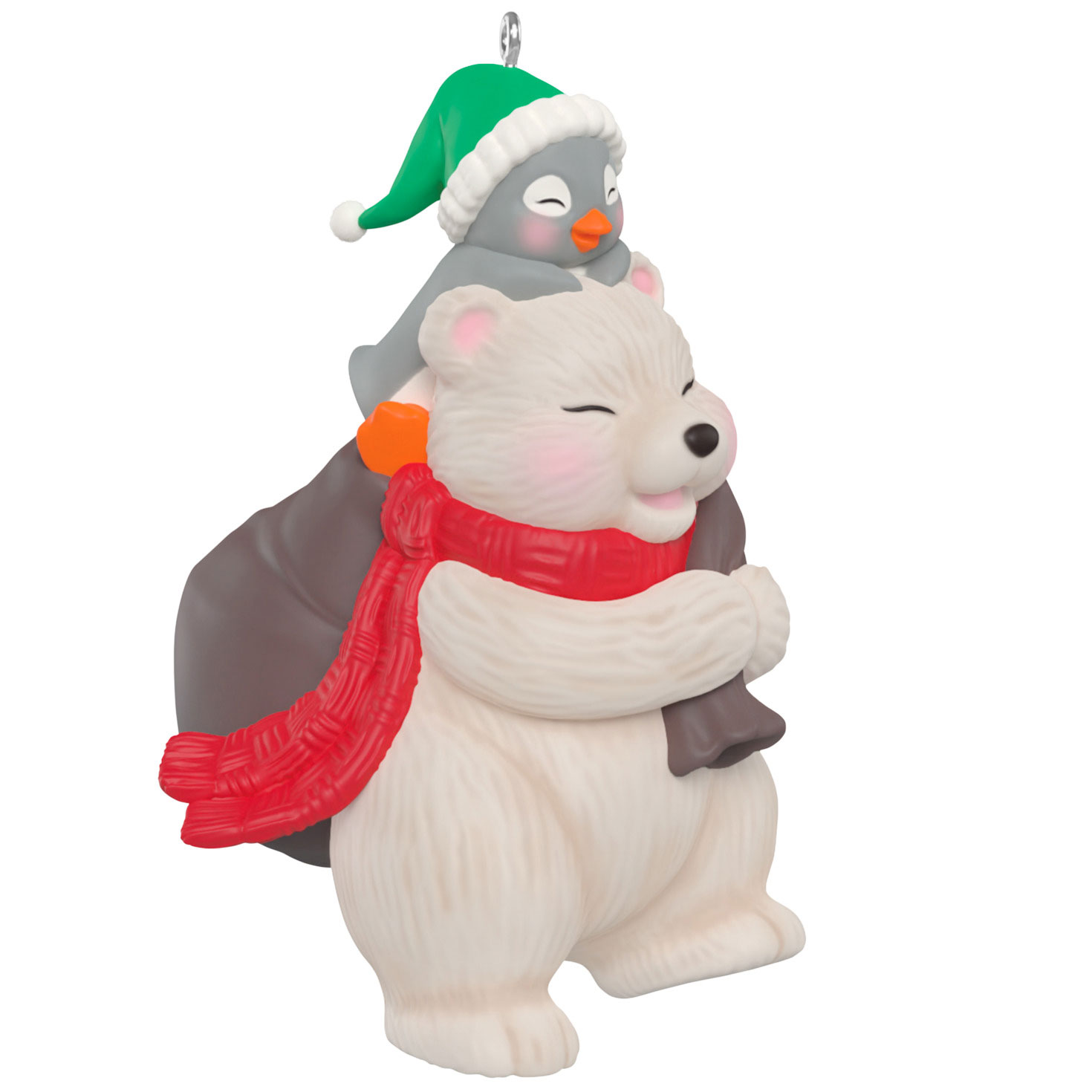 * vintage ornament SET ୨୧ 可愛い雪だるまさん ＆ ウサ Polar-Bear-Penguin-Keepsake-