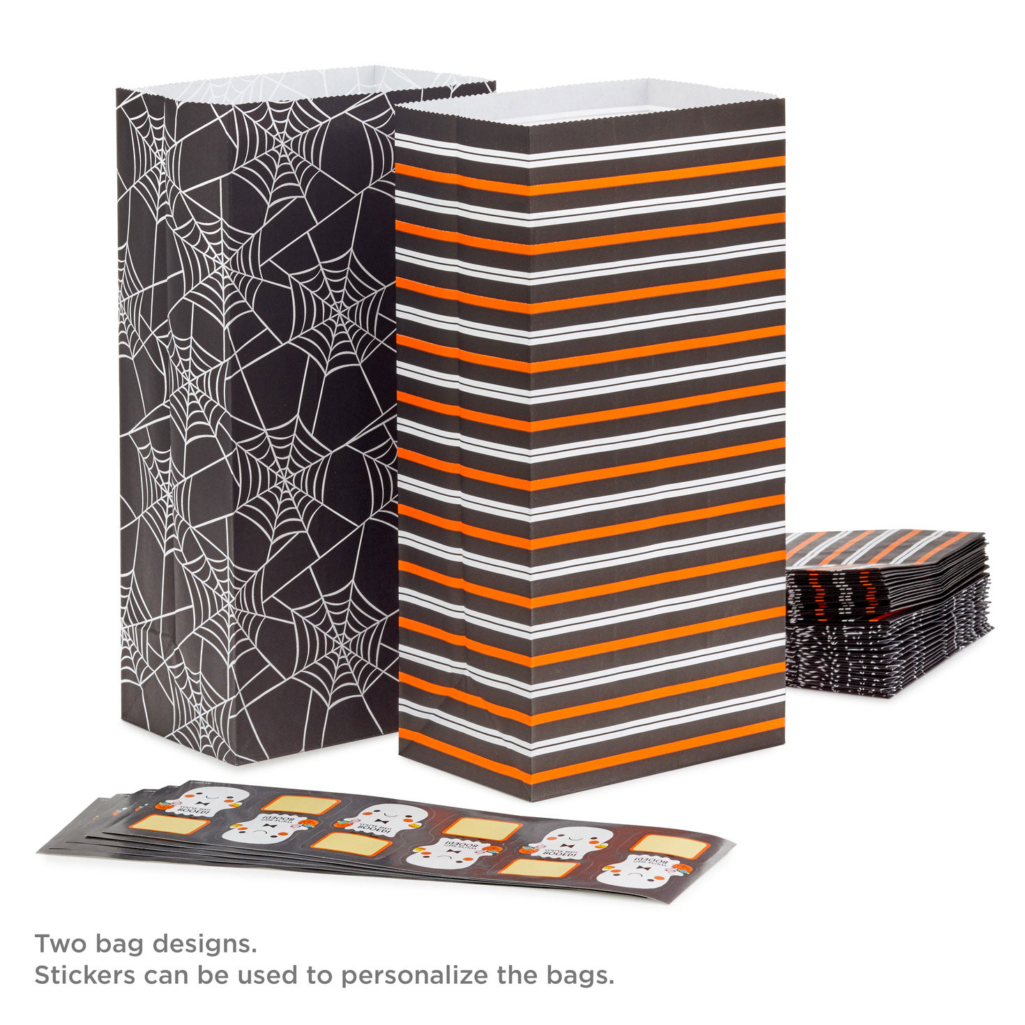 You've Been Booed 30-Pack Halloween Paper Goodie Bags With