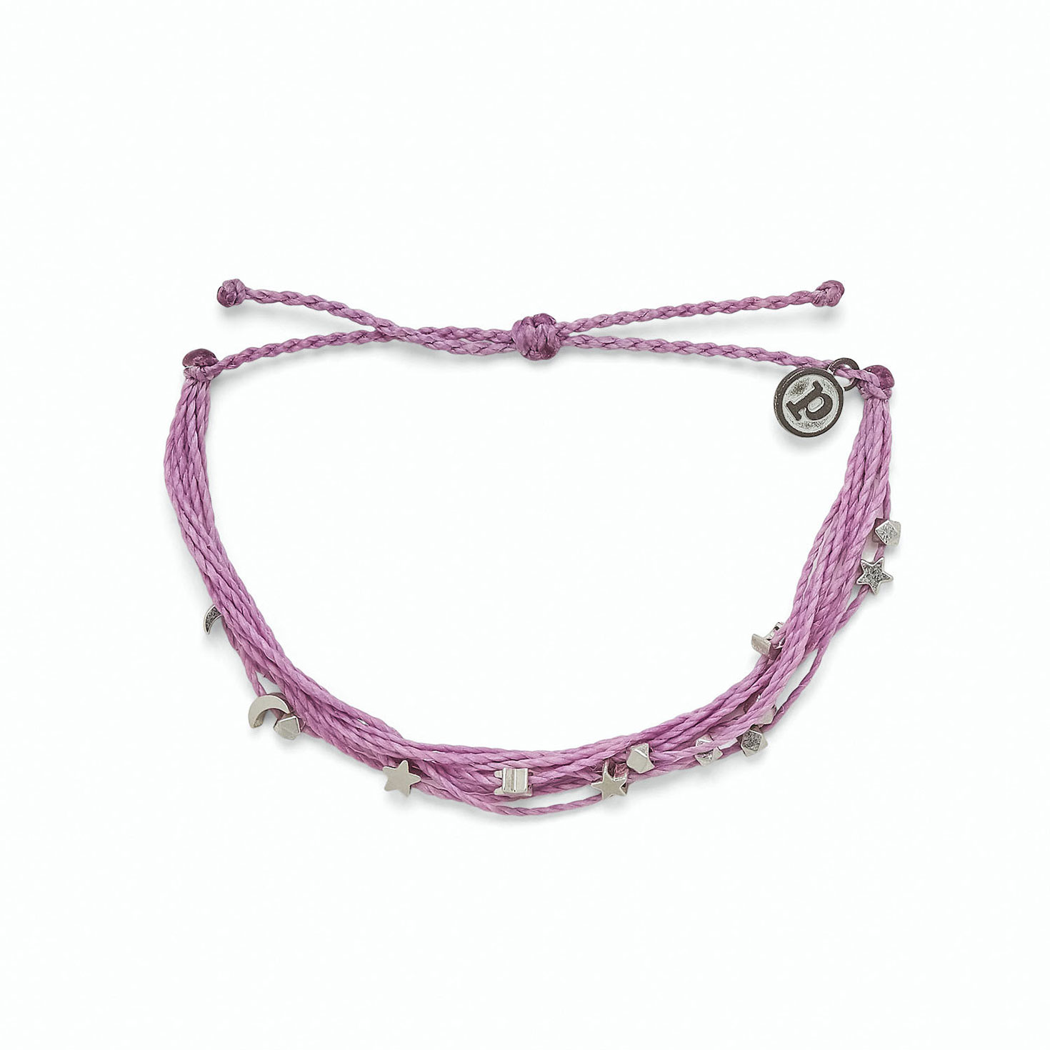 Pura Vida Lavender and Silver Celestial Malibu Bracelet Bracelets