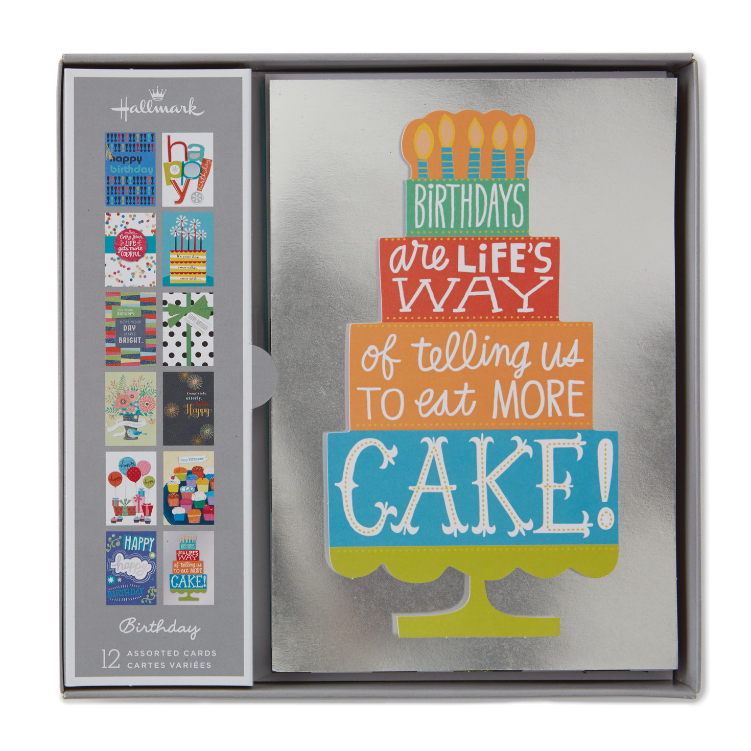 Friends Birthday Cards Funny Variety Assortment Pac Of 6 Cards Hallmark Closeout Greeting Cards Invitations Home Garden
