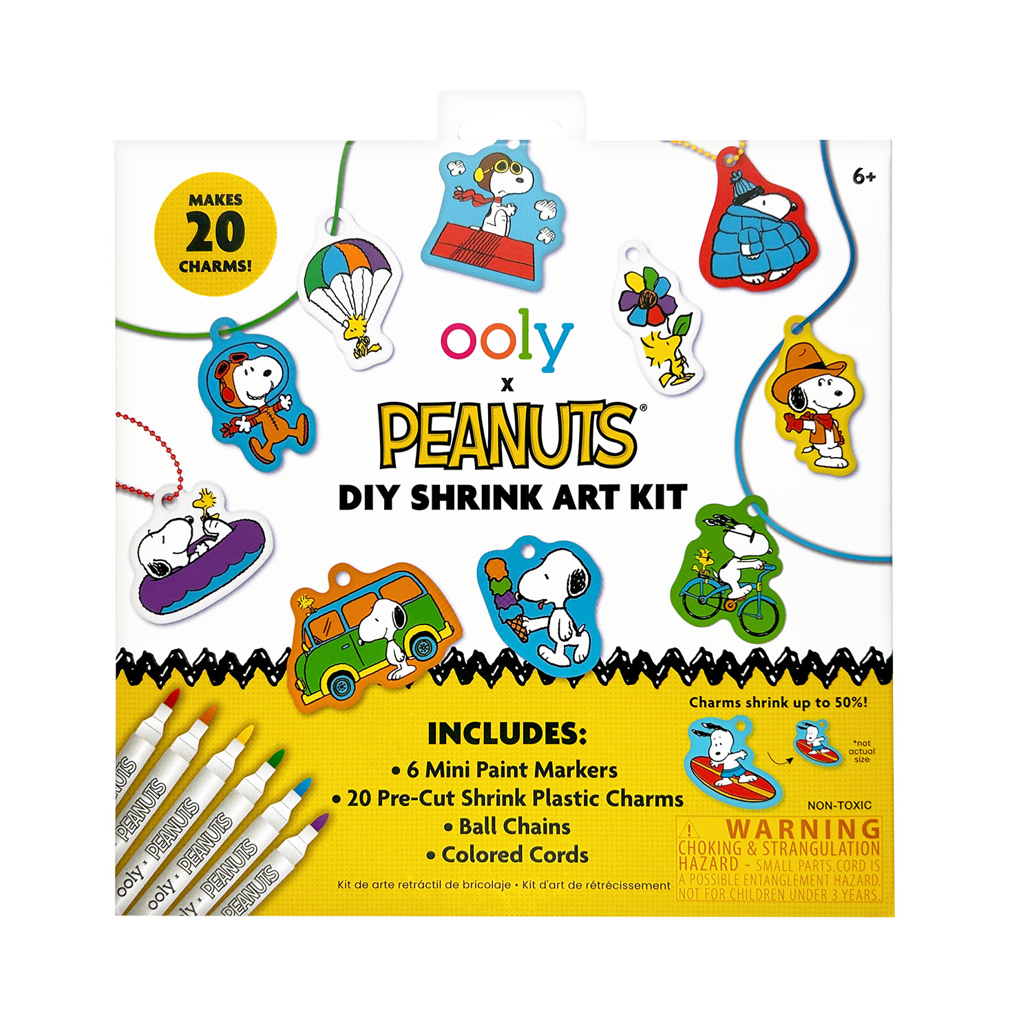 【peanuts】組子細工 Ooly Peanuts DIY Shrink Art Kit - Arts & Crafts | Hallmark