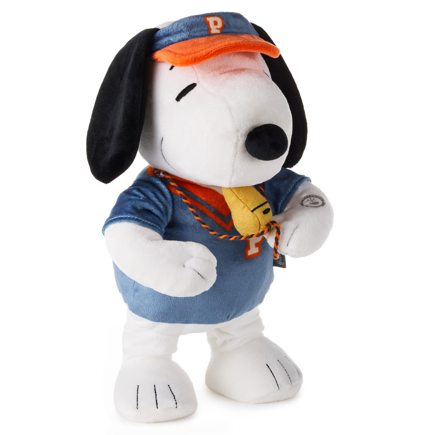 Peanuts® Varsity Coach Snoopy Plush With Sound and Motion, 12.5