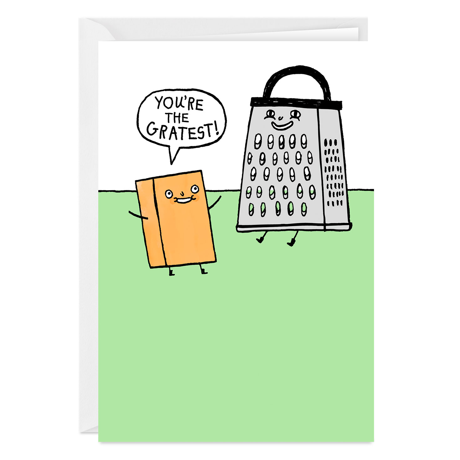 You're the Gratest Funny Custom Thank-You Card - Greeting Cards