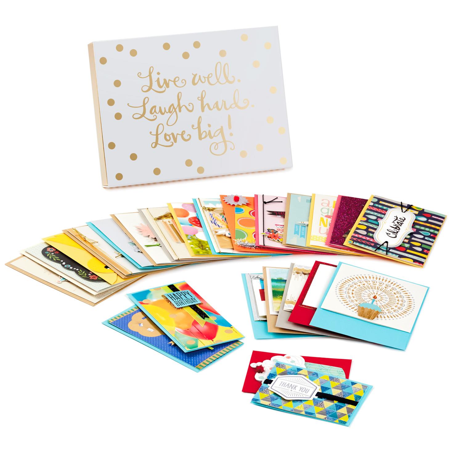 Assorted Everyday Cards, Box of 24 - Greeting Cards - Hallmark