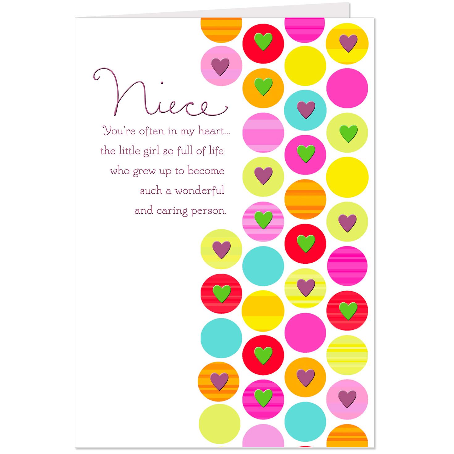 Often in My Heart Birthday Card for Niece - Greeting Cards - Hallmark1470 x 1470