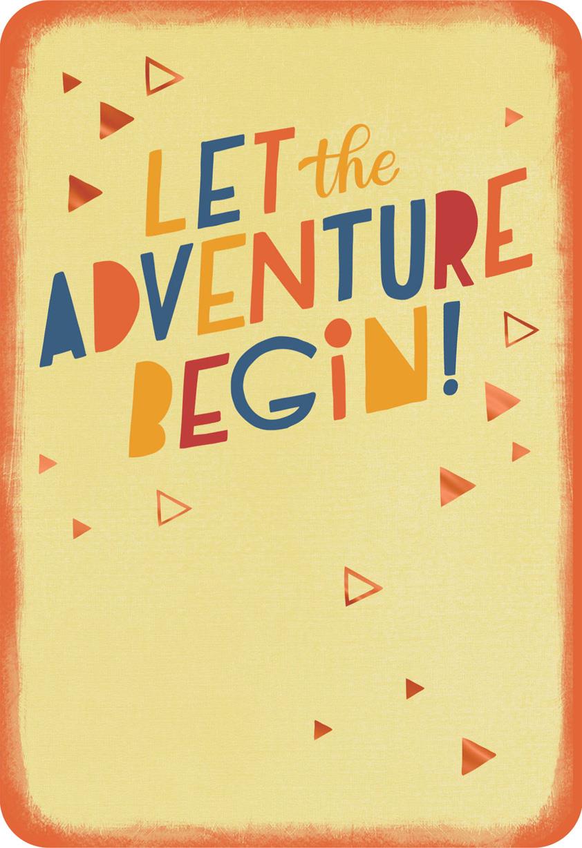 let the adventure begin congratulations card greeting new baby congratulations note