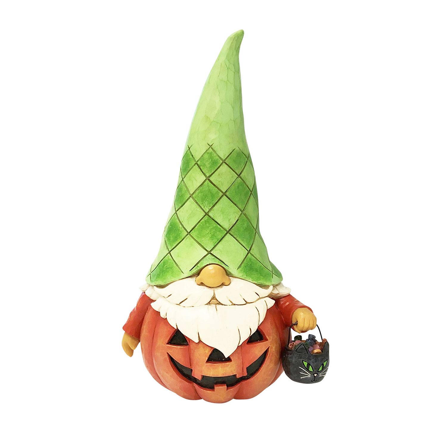 Jim Shore Heartwood Creek Gnome Pumpkin Figurine, 6.9", , large