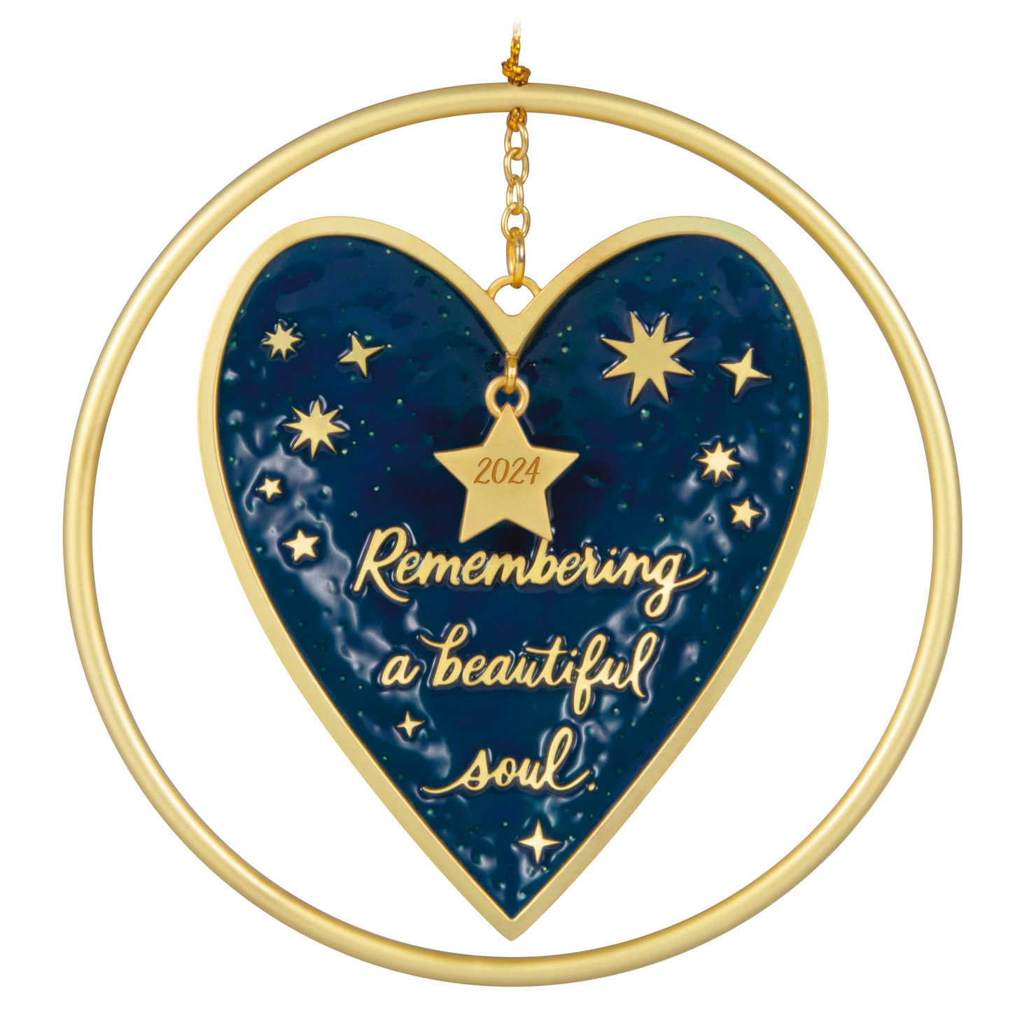 Remembering a Beautiful Soul 2024 Metal Ornament Keepsake Ornaments