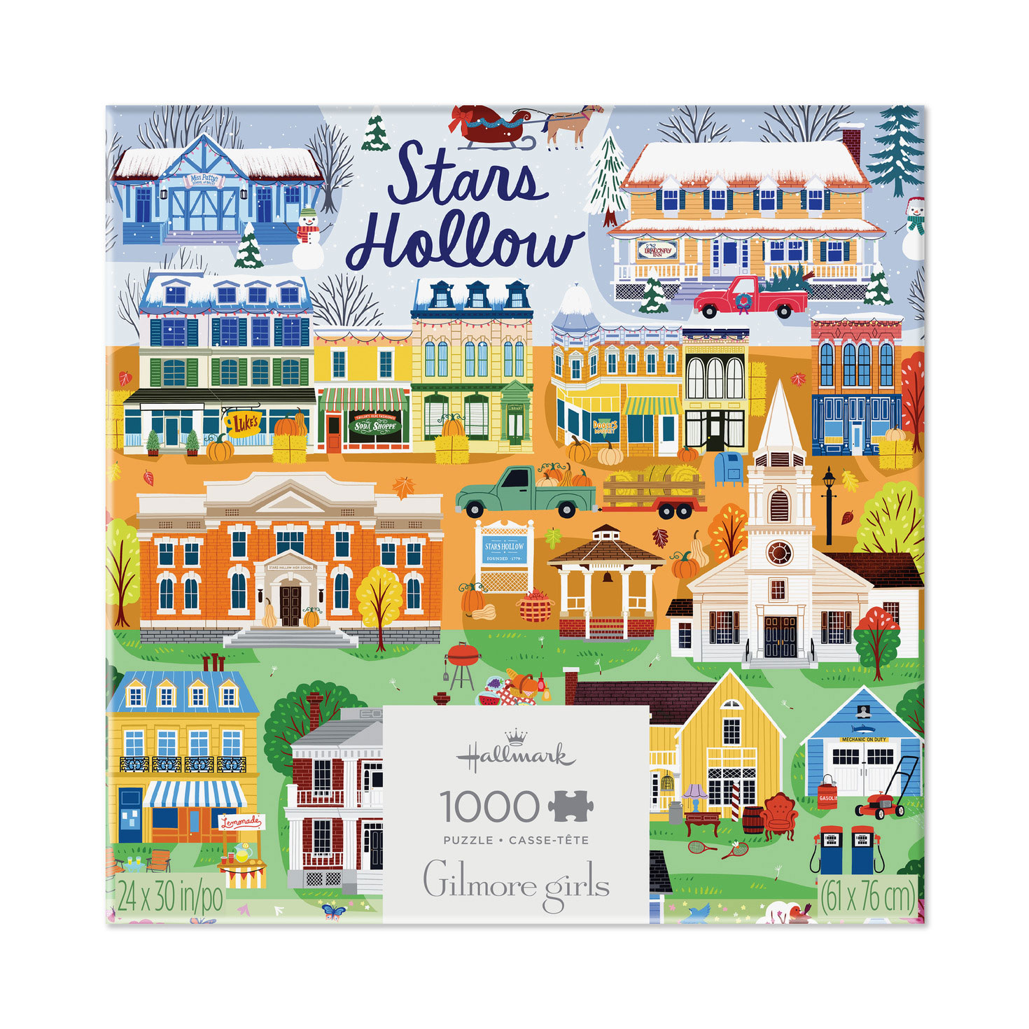 Gilmore Girls Seasons of Stars Hollow 1000-Piece Puzzle - Puzzles