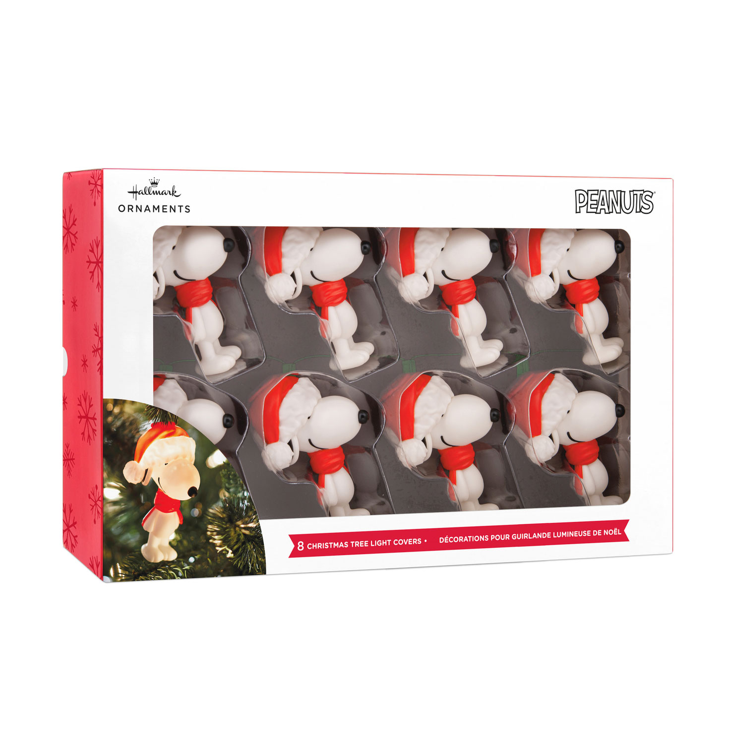 Peanuts® Snoopy Hallmark String Light Covers, Set of 8 - Hallmark