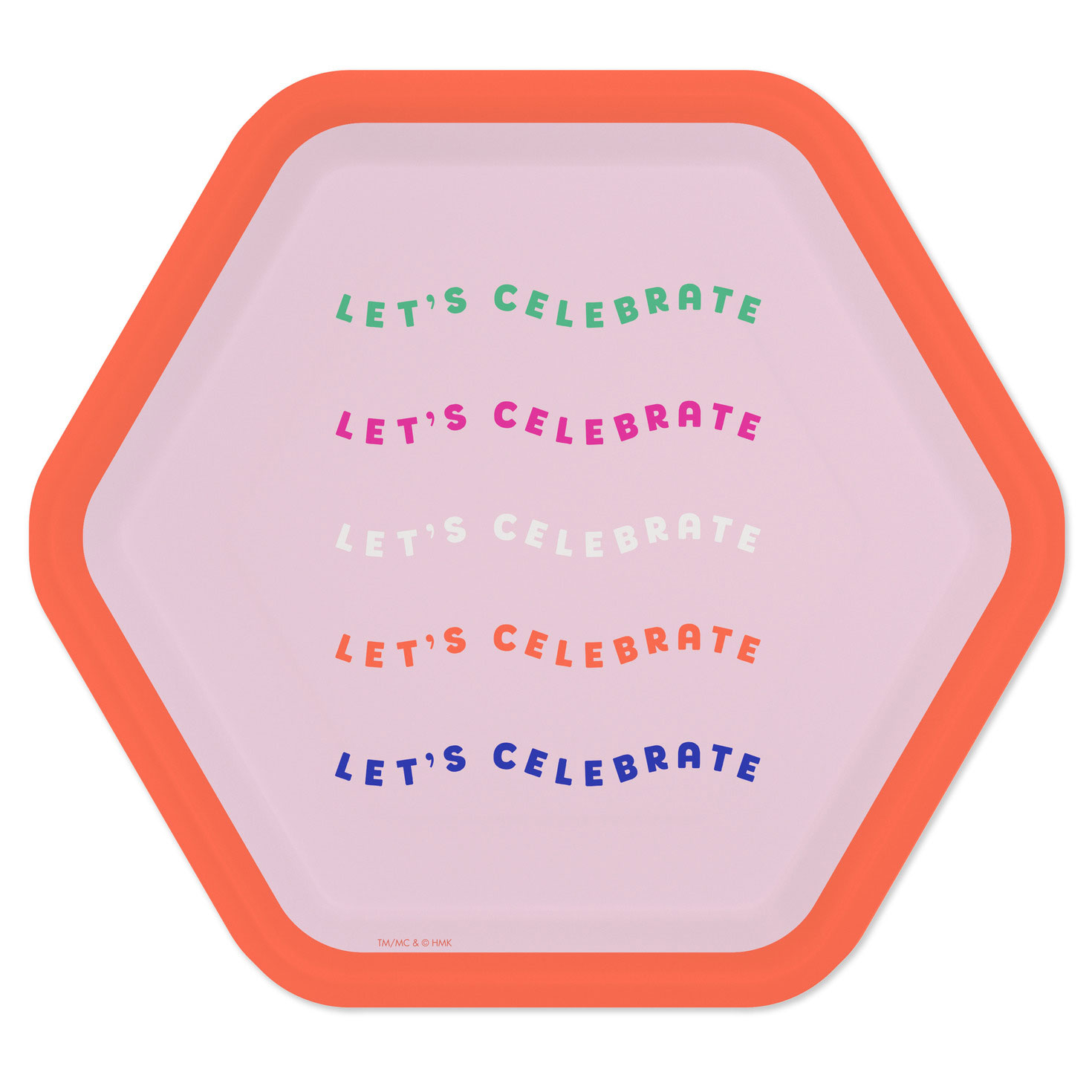 "Let's Celebrate" Dessert Plates, Pack of 8, , large