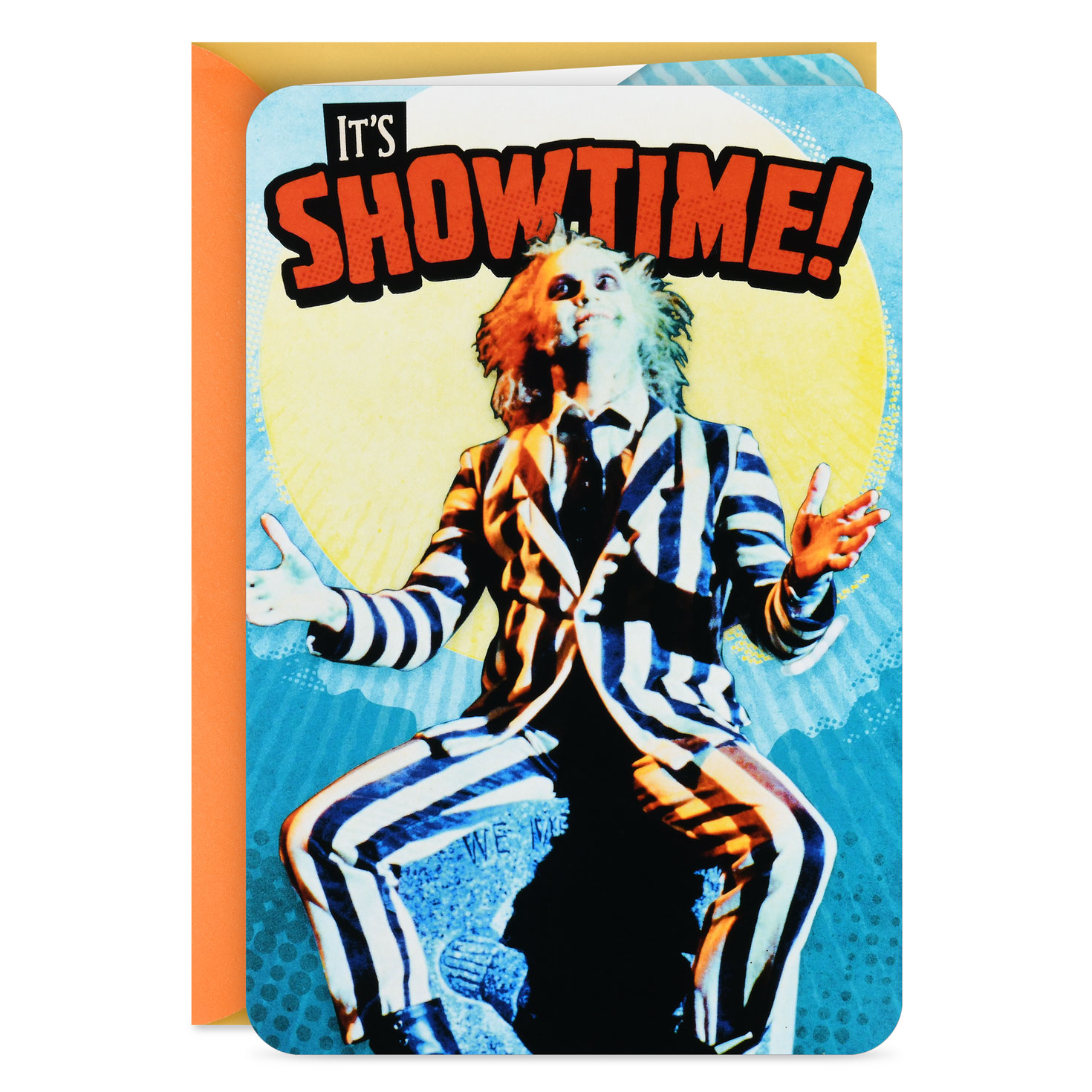 beetlejuice card sleeves Never Trust The Living Glow-In-The-Dark Cardholder Somebody wants to join in on the fun Beetlejuice Mens T-Shirt - Bio-Exorcist