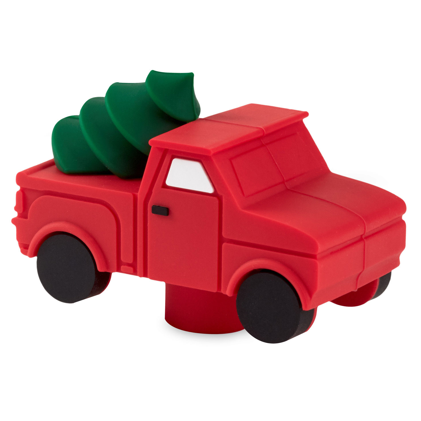 Christmas Truck Earrings – Acrylic Red Truck With Tree Dangle Earrings For Holidays - View #9