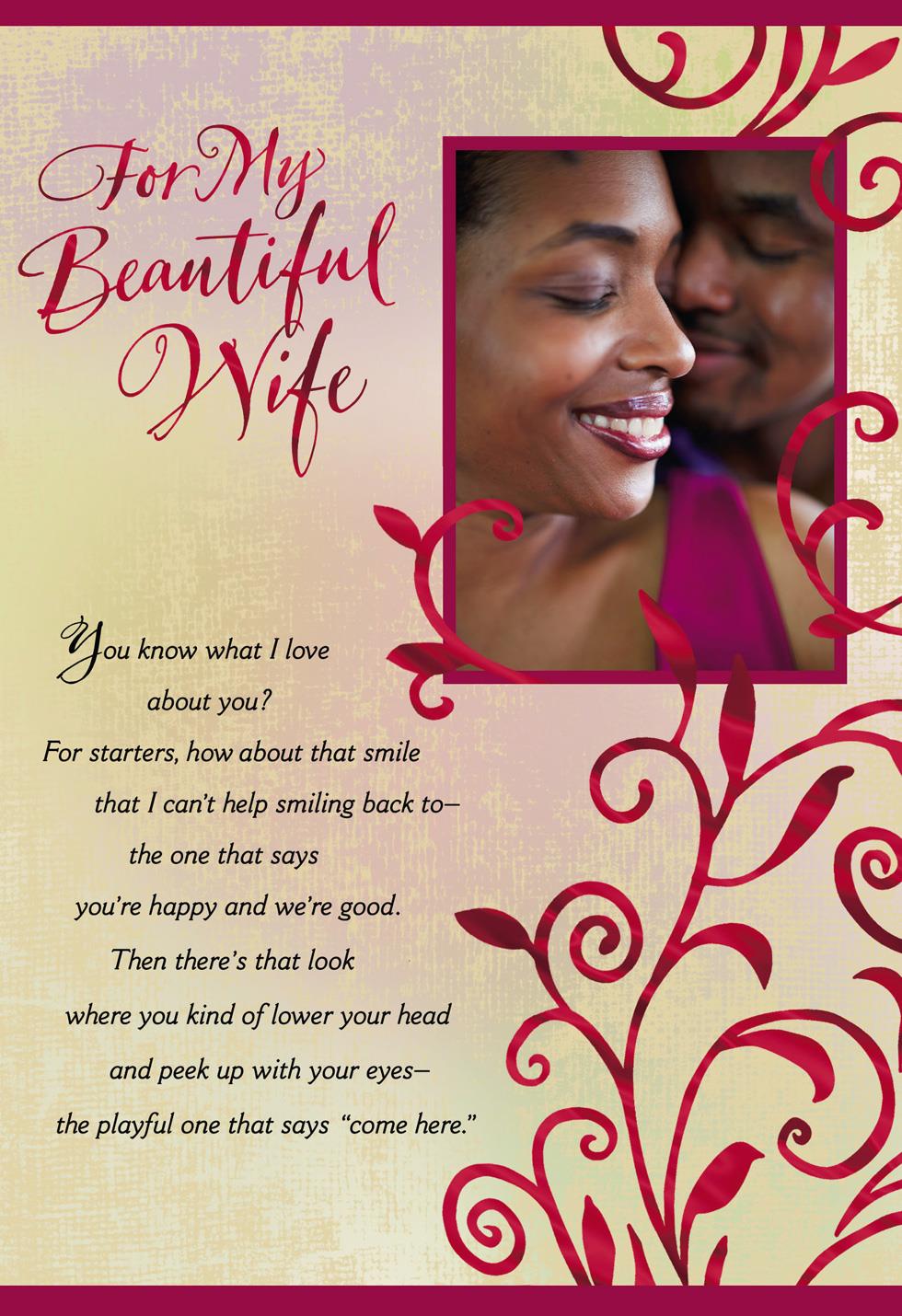 All I Want Wife Birthday Card Greeting Cards Hallmark All I Want Wife Birthday Card Greeting Cards Hallmark