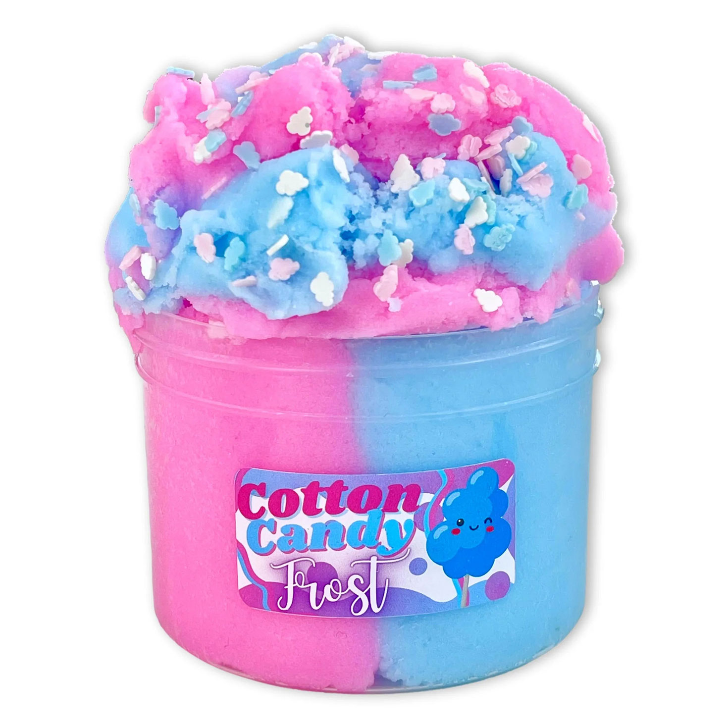 slime kẹo bông gòn