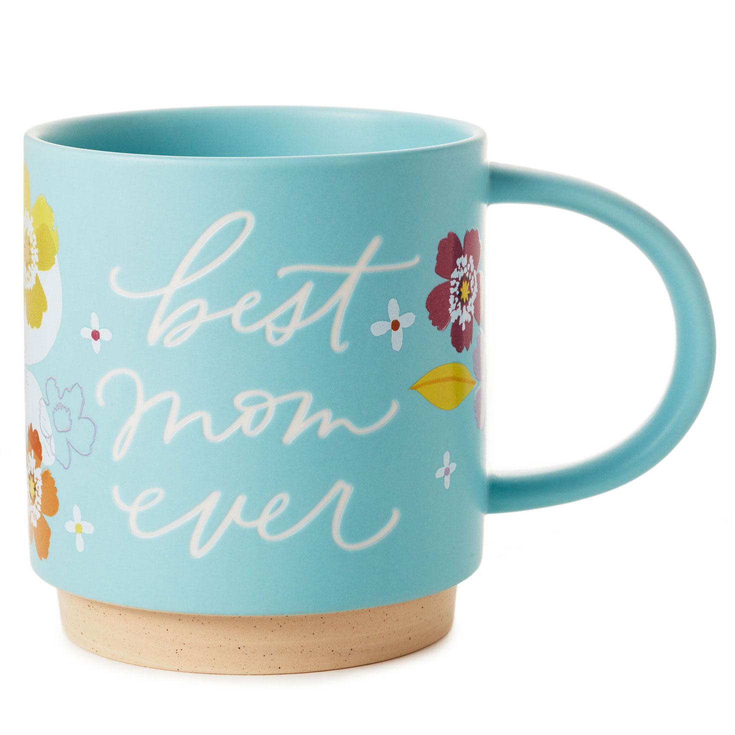Best Mom Ever Floral Mug, 16 oz., , large
