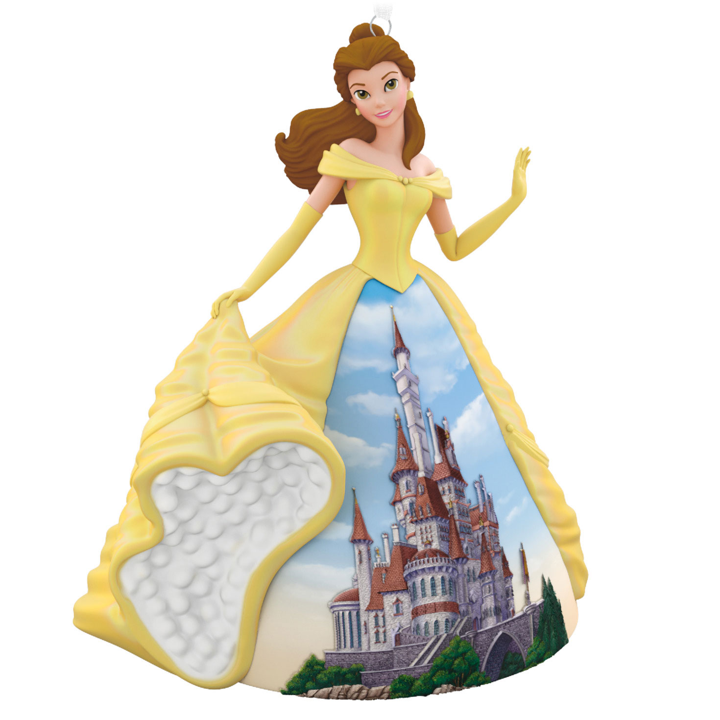 Disney Princess Celebration Belle Porcelain Ornament Keepsake Ornaments Hallmark