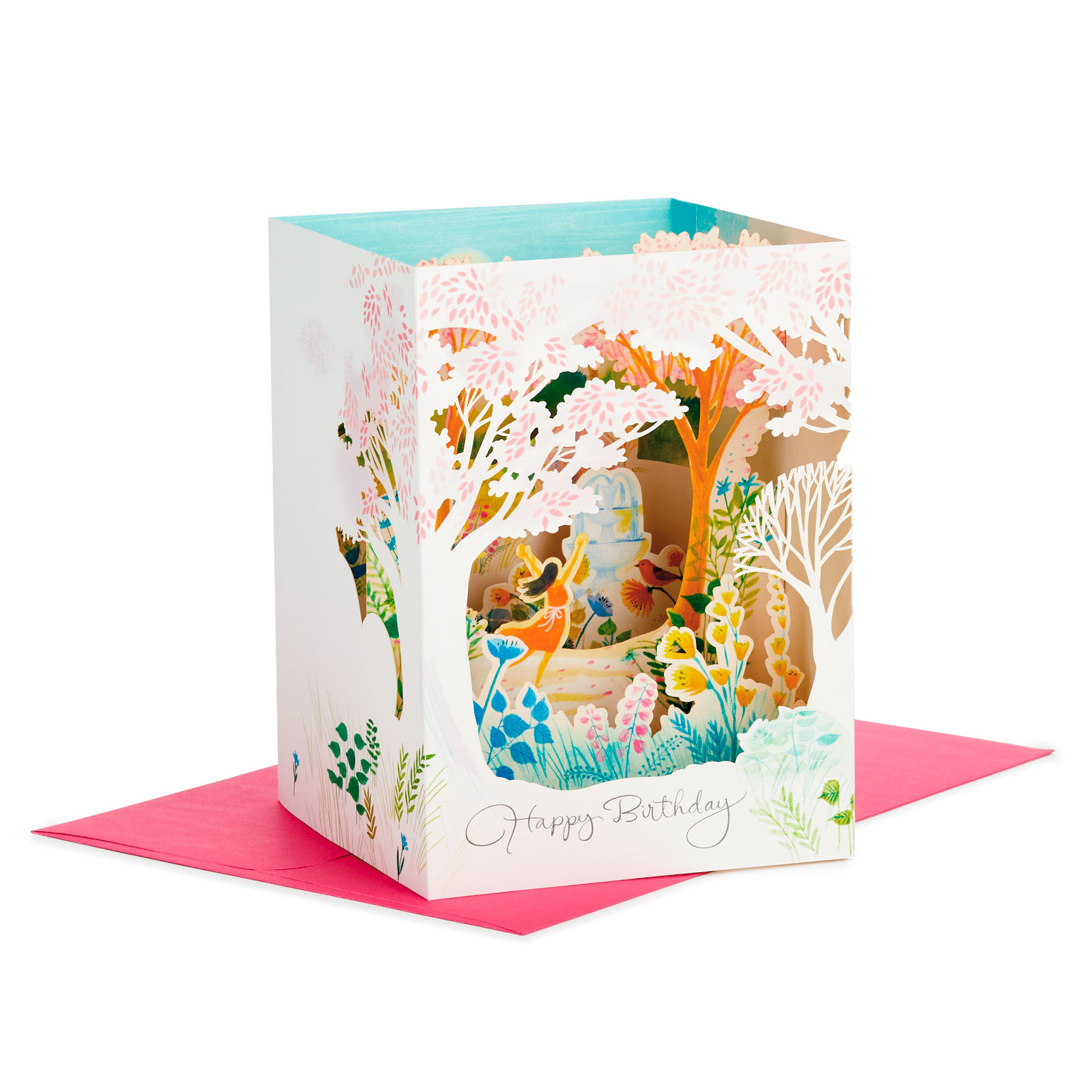 Monolike PAPER THINGS L , POP POP BIRTHDAY Ver.2 6P B SET - Greeting Card, Folding Card, Cards Assortment, Birthday, Thinking Of You, 6 Cards Assortment Birthday Thinking Of You 6 Cards 6envelopes 135x135mm