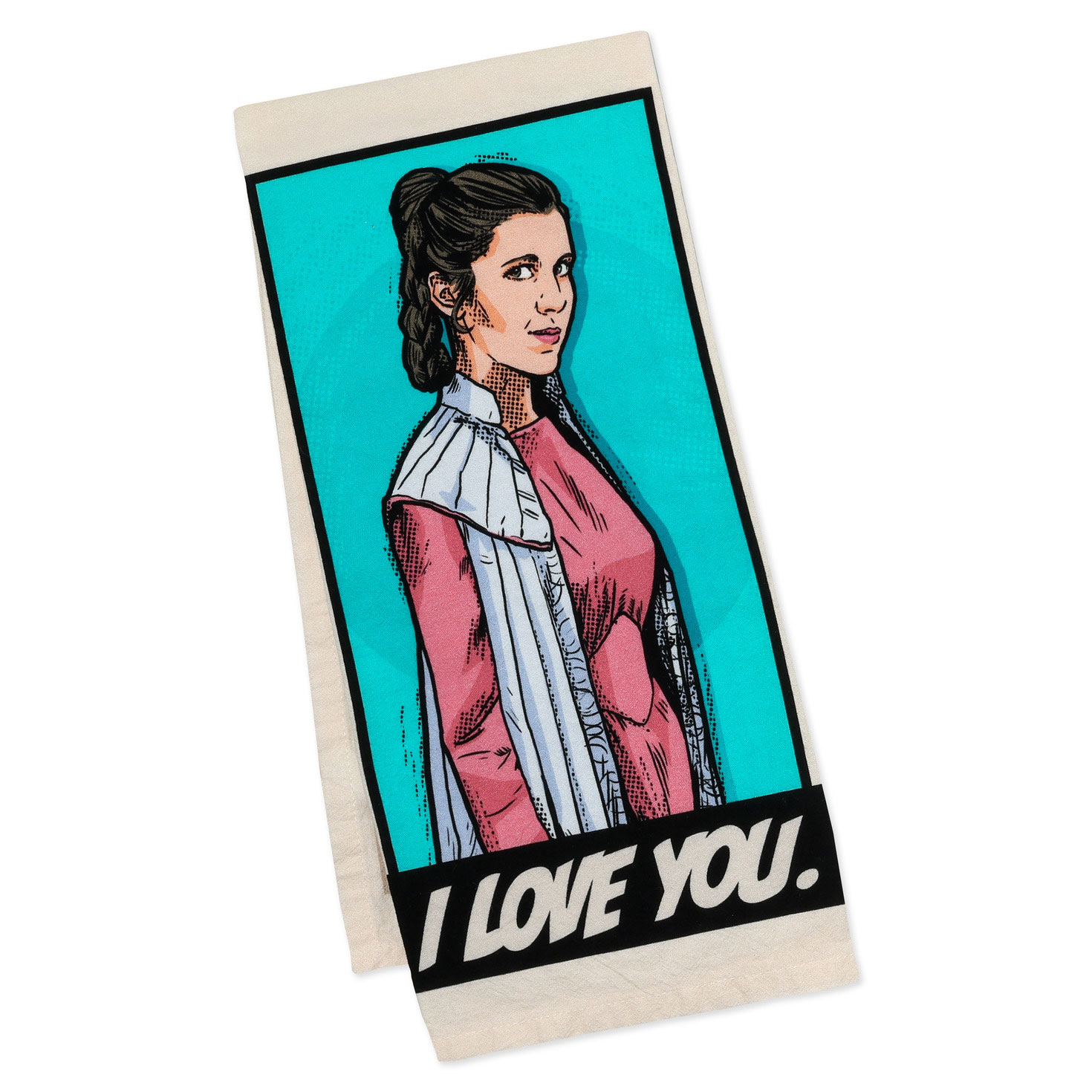 Star Wars™ Han Solo™ and Princess Leia™ Tea Towel, 18x26 - Kitchen