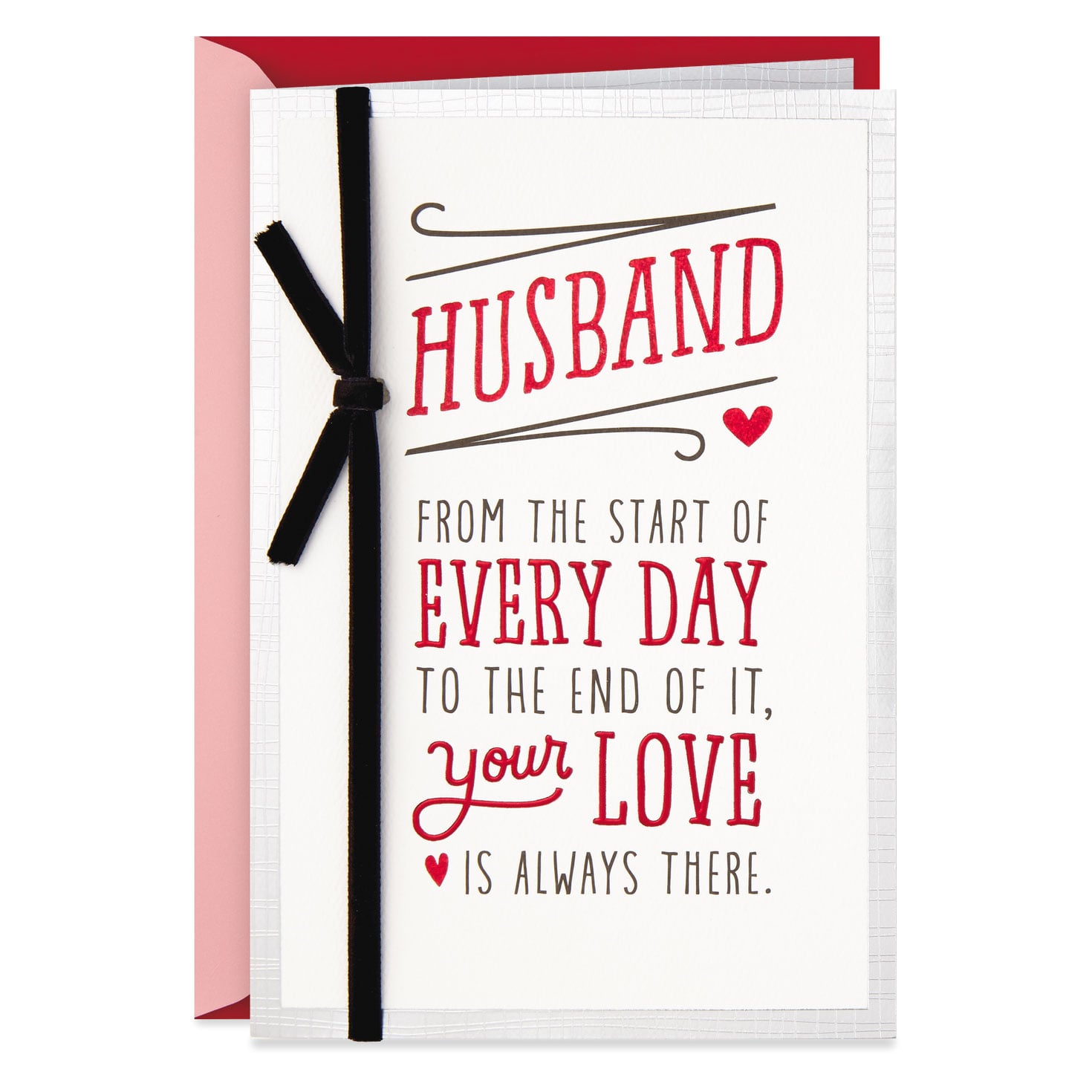 husband your love is always there valentine's day card