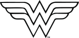 Personalized Wonder Woman™ Logo Photo Card, , licensedLogo