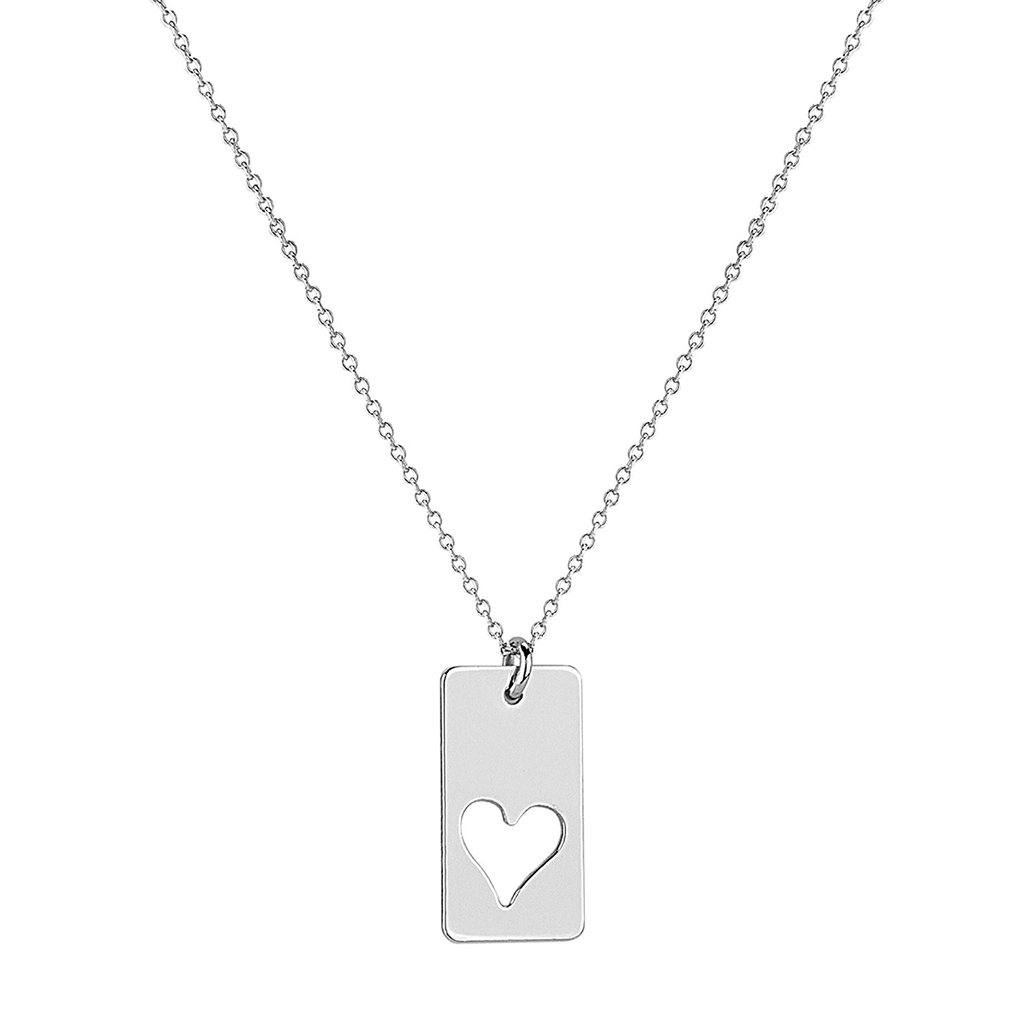 Roman Mother and Daughter Silver Necklaces Set of 2 Necklaces