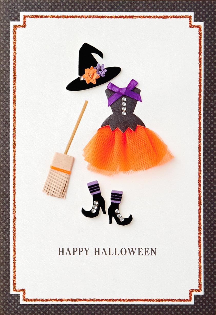 Witch's Clothes Halloween Card - Greeting Cards - Hallmark