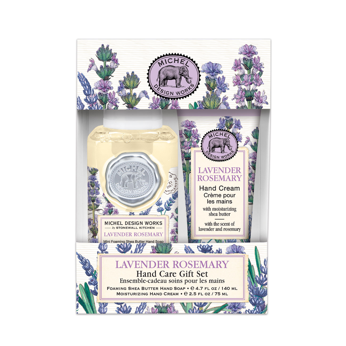 Michel Design Works Lavender Rosemary Foaming Soap and Hand Cream